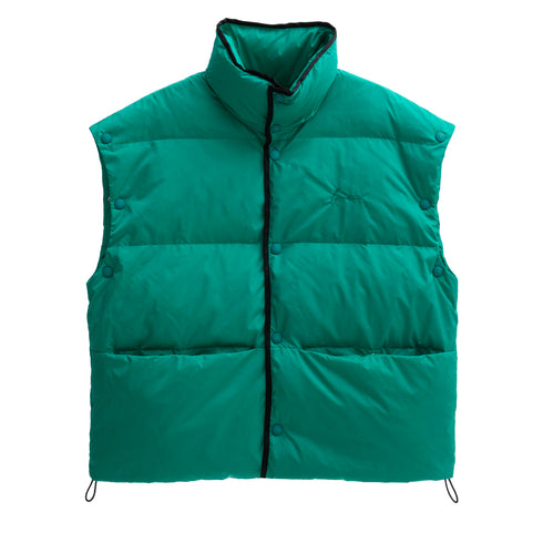Bonsai Knit Mix Puffer Jacket Green OT008 Degli Uberti